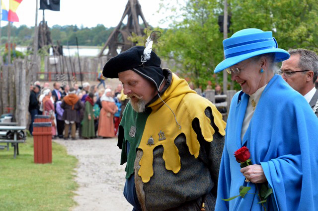 Dronning Margrethe og Kåre Johannessen